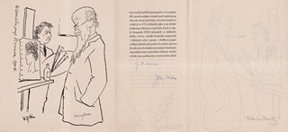 Jan Konůpek (1883 - 1950) - Mil. Novotný: Jan Konůpek skizza