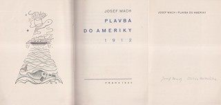 Otakar Mrkvička (1898 - 1957) - Josef Mach: Plavba do Ameriky 1912
