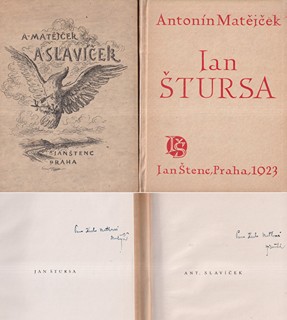 Antonín Matějček (1889 - 1950) - Antonín Slavíček & Jan Štursa