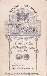Fr. Novák - Fotografický atelier Žižkov a Královské Vinohrady