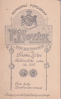 Fr. Novák - Fotografický atelier Žižkov a Královské Vinohrady