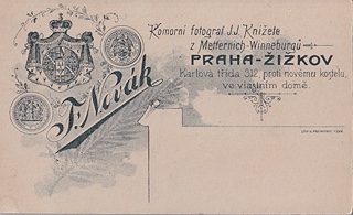 Fr. Novák - Fotografický atelier Žižkov a Královské Vinohrady