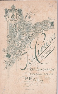 Josef Čimera - Fotografický atelier Královské Vinohrady