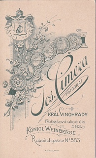 Josef Čimera - Fotografický atelier Královské Vinohrady