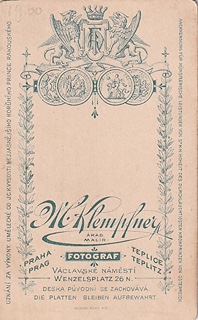 Moritz Klempfner (1842 - 1889) - Fotografický atelier Praha