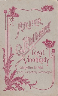 Quido Pelzlbauer - Fotografický atelier Královské Vinohrady