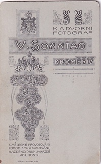 Vilém Sonntag - Dvorní fotograf Kroměříž