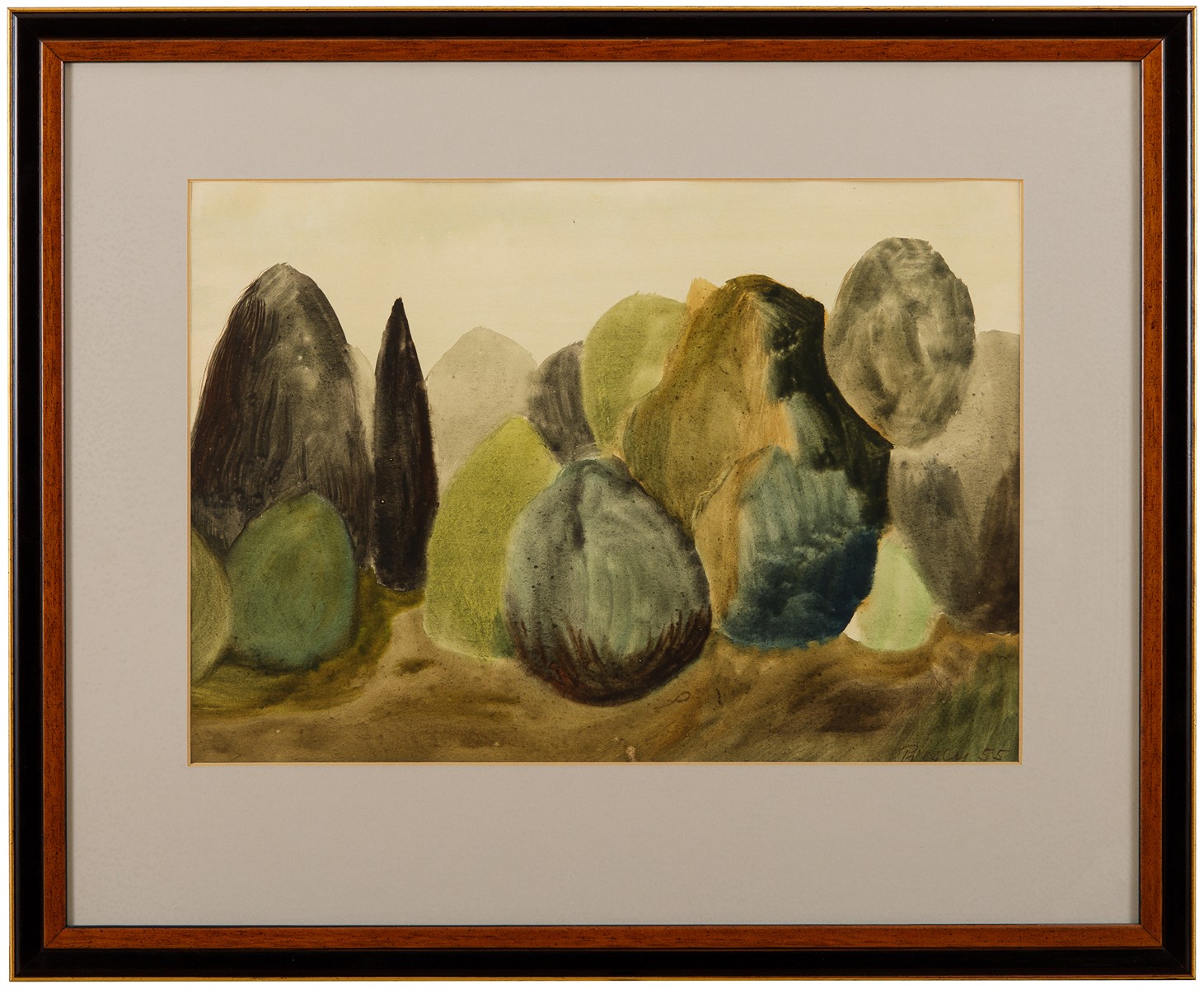 Piesen Robert (1921 – 1977) - Krajina (2x kresba)