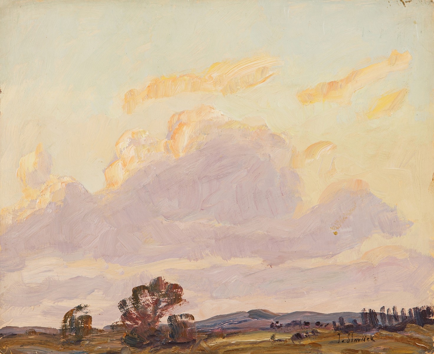 Slavíček Jan (1900 – 1970) - Vysoké nebe
