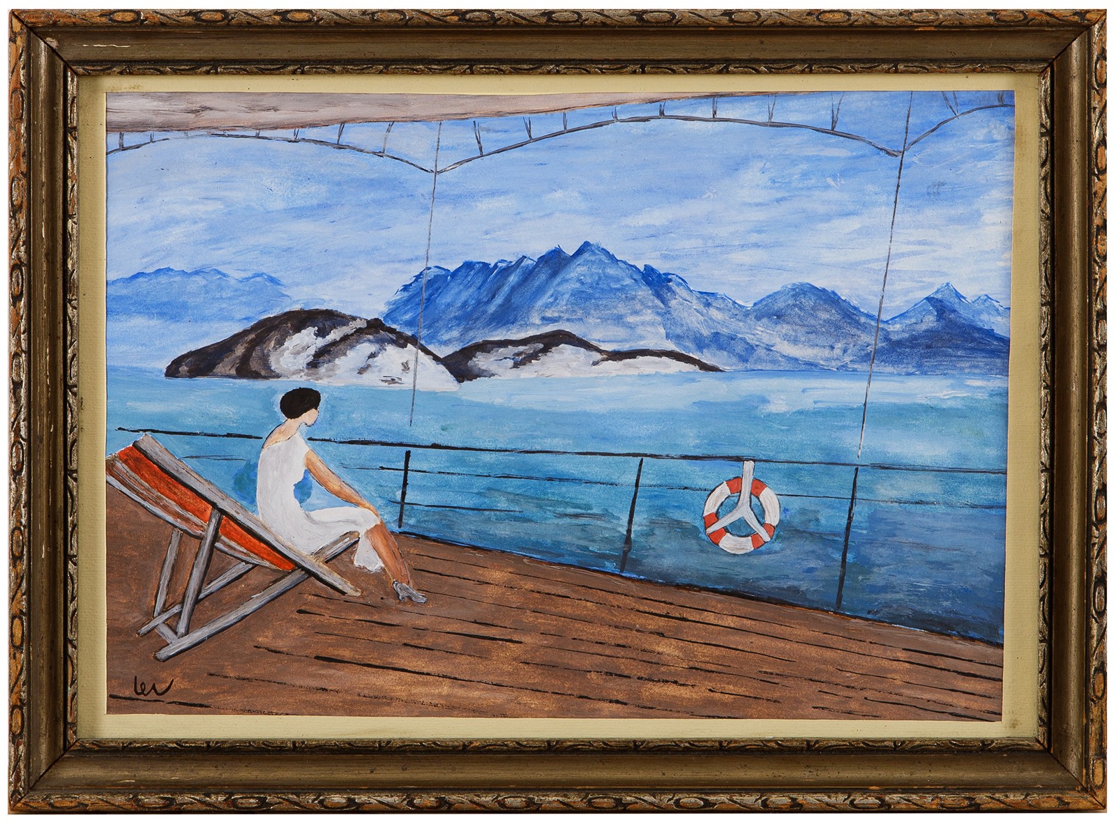 Šimák Lev (1896 – 1989) - Odpočinek na palubě