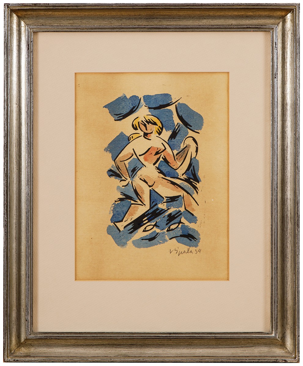 Špála Václav (1885 – 1946) - Žena s rybičkami