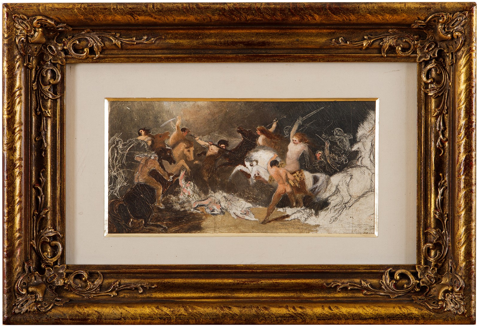 Ženíšek František (1849 – 1916) - Záhuba adamitů (studie)