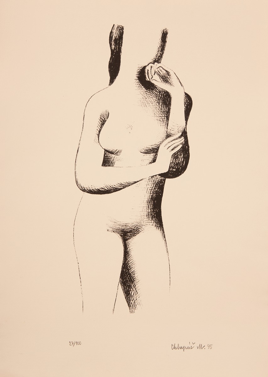 Chlupáč Miloslav (1920 – 2008) - Stojící akt