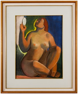 Bílek Alois (1887 – 1961) - Akt se zrcátkem