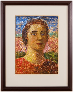 Bílek Alois (1887 – 1961) - Portrét v krajině