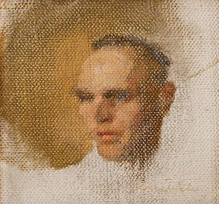 Kremlička Rudolf (1886 – 1932) - Studie mužské hlavy