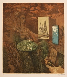 Souček Jan (1941 – 2008) - Slepá malířka