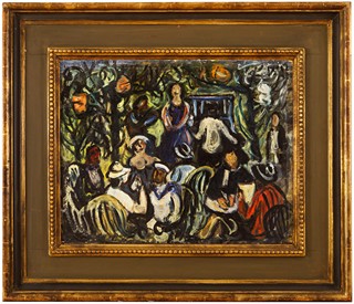 Brož Josef (1904 – 1980) - Zahradní restaurace