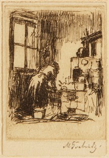 Švabinský Max (1873 – 1962) - V kuchyni