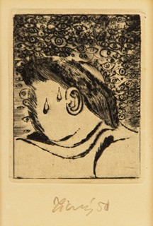 Tichý František (1896 – 1961) - Hlava mnicha