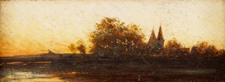 Waldhauser Antonín (1835 – 1913) - Krajina z Polabí