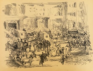 soubor autorů - Konvolut 13-ti originálních grafických listů z časopisu Kunst und Künstler