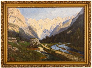 Holub Jiří (Georg) (1861 – 1919) - Horská krajina
