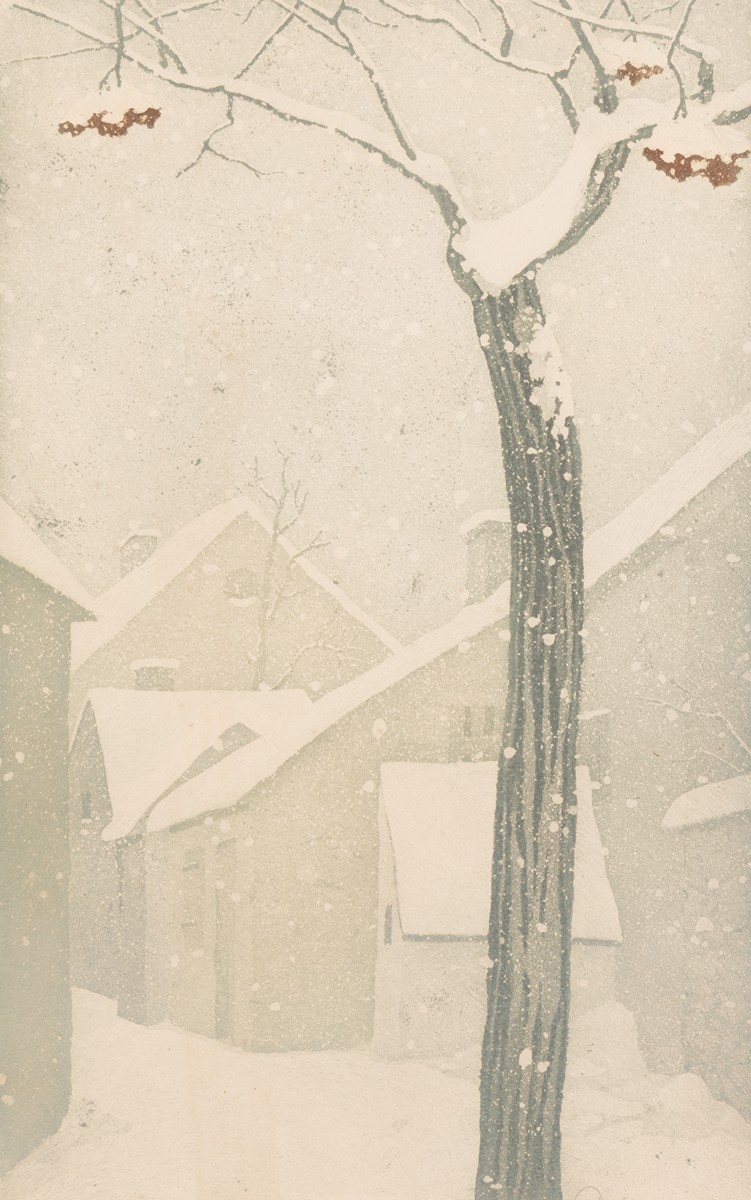 Preissig Vojtěch 1873–1944 - Zasněžená krajina