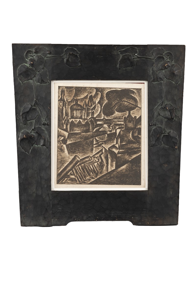 Kubišta Bohumil 1884–1918 - Staropražský motiv, 1912