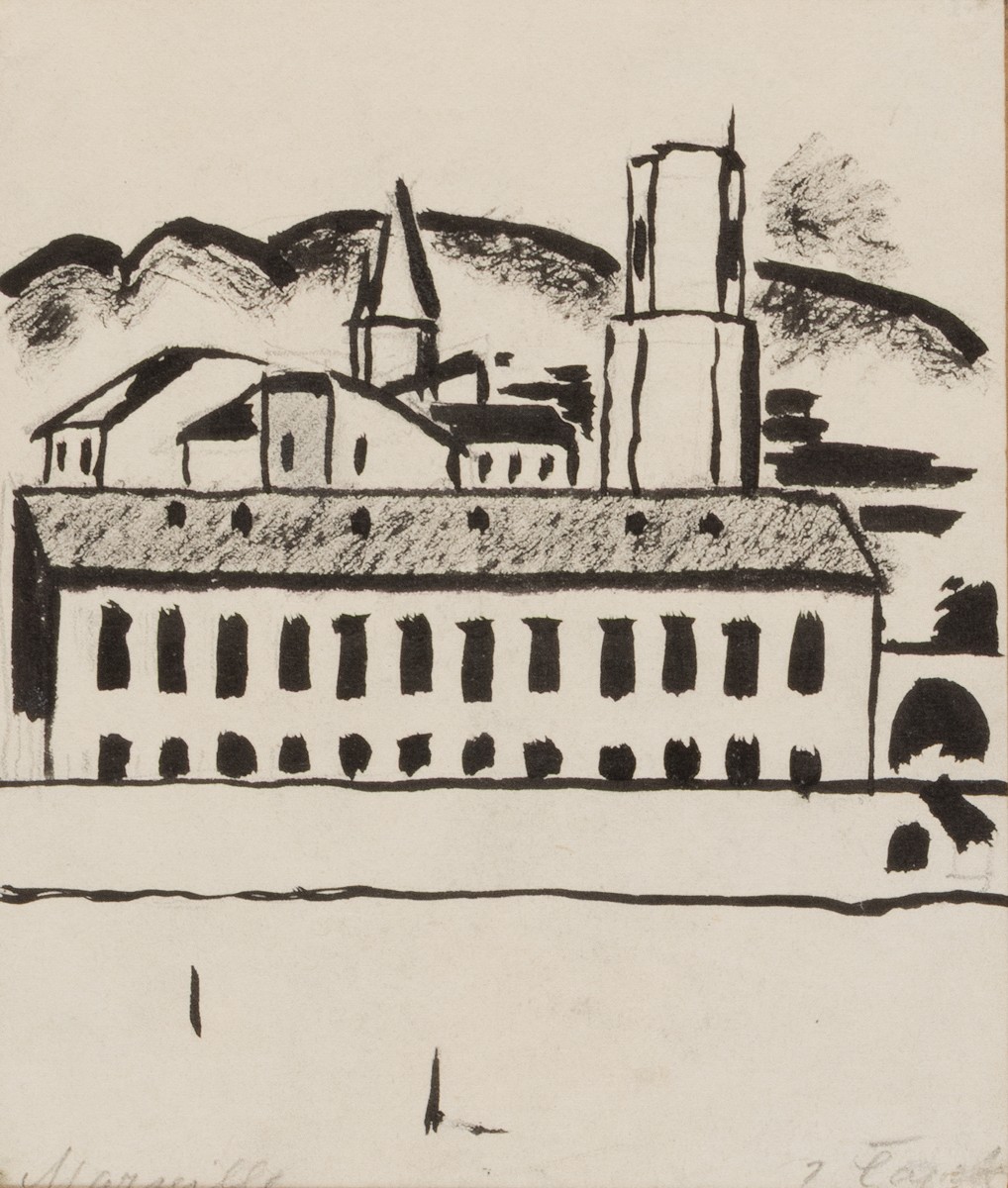 Čapek Josef 1887–1945 - Marseille s továrním komínem, 1910