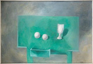 Komárek Vladimír 1928–2002 - Pohár a dvě jablka, 1969