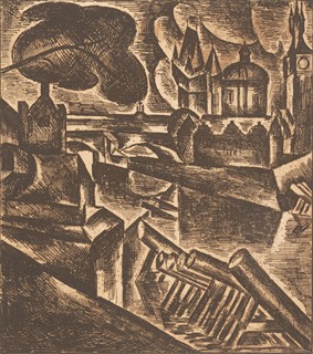 Kubišta Bohumil 1884–1918 - Staropražský motiv, 1912