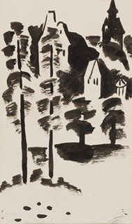 Čapek Josef 1887–1945 - Domy a stromy, 1910