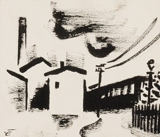Čapek Josef 1887–1945 - Motiv z Marseille, 1910