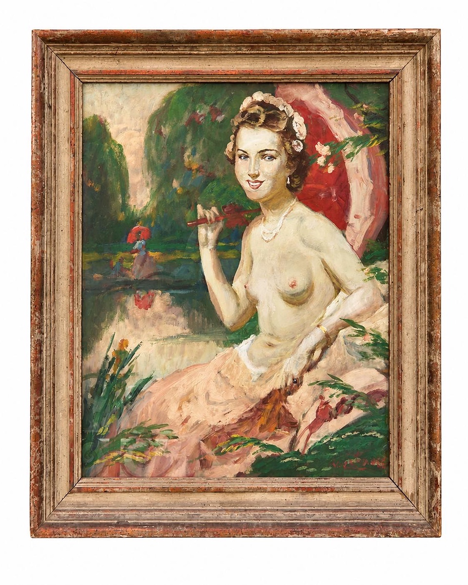 Vlastimil Košvanec (1887 - 1961) - Letní pohoda