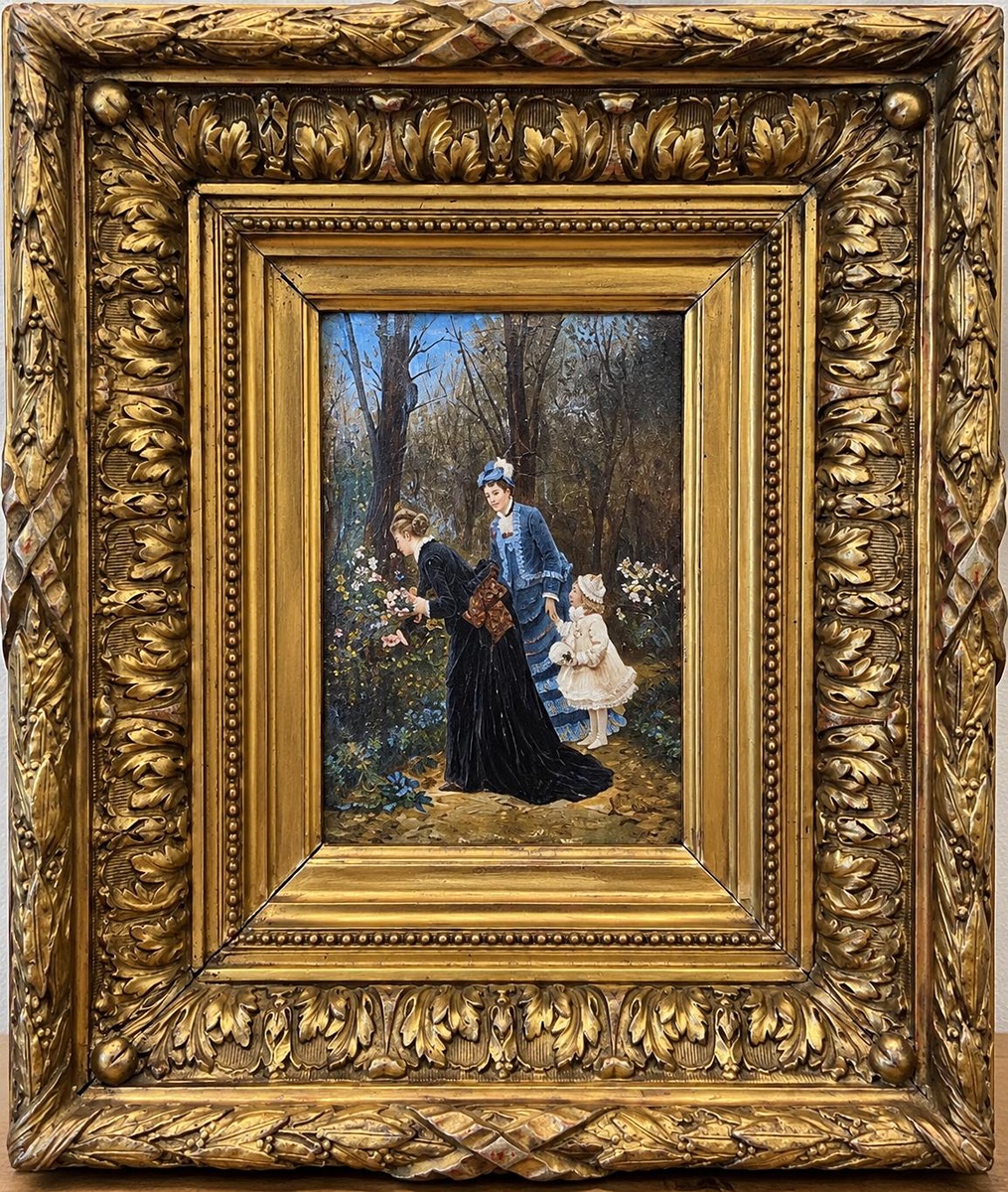 FRANCOUZSKÁ ŠKOLA 19. STOLETÍ – LE JARDIN DE LA MARRAINE, D’APRÈS FIRMIN-GIRARD