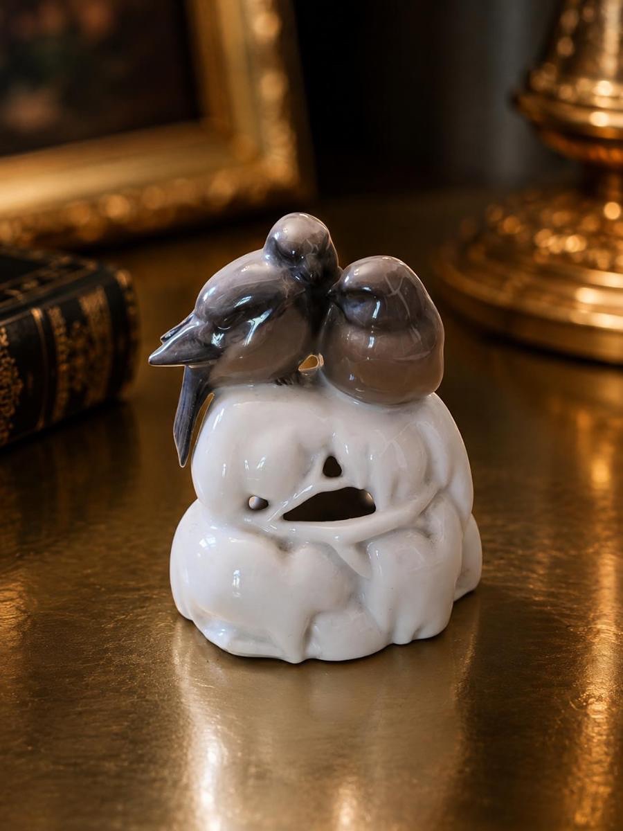 ROSENTHAL – PORCELÁNOVÁ FIGURKA DVOU PTÁČKŮ, SELB-BAVARIA