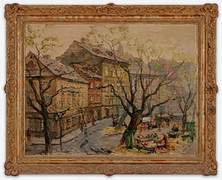 Jaro Procházka (1886 - 1949) - Trh na Kampě
