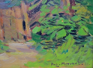 Augustin Mervart (1889 - 1968) - Venkovské stavení