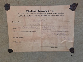 Vlastimil Košvanec (1887 - 1961) - Letní pohoda - výstavní a publikované dílo