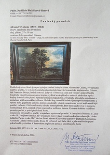 Alexandre Calame (1810 - 1864) - Orage ( Bouře )