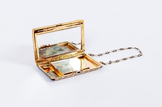 MISTROVSKÉ DÍLO CARTIER PARIS, ZLATÁ ART DECO MINAUDIERE, 18KT.