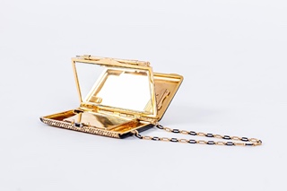 MISTROVSKÉ DÍLO CARTIER PARIS, ZLATÁ ART DECO MINAUDIERE, 18KT.