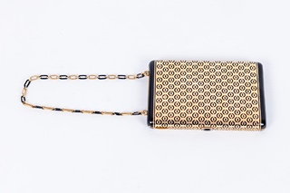 MISTROVSKÉ DÍLO CARTIER PARIS, ZLATÁ ART DECO MINAUDIERE, 18KT.