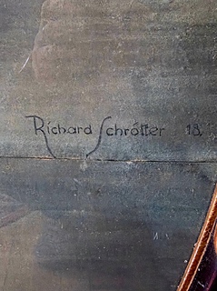 Richard Schrötter (1893) - Monumentální portrét dámy, 1918