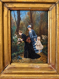 FRANCOUZSKÁ ŠKOLA 19. STOLETÍ – LE JARDIN DE LA MARRAINE, D’APRÈS FIRMIN-GIRARD