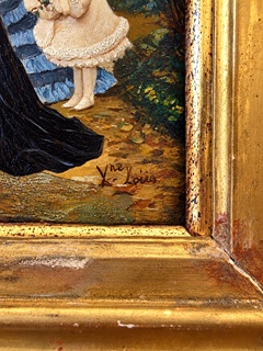 FRANCOUZSKÁ ŠKOLA 19. STOLETÍ – LE JARDIN DE LA MARRAINE, D’APRÈS FIRMIN-GIRARD