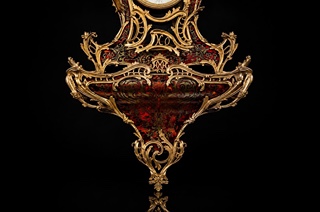 FRANCOUZSKÉ BOULLE HODINY S KONZOLÍ - JAPY FRÉRES - 19. STOLETÍ