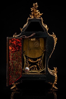 FRANCOUZSKÉ BOULLE HODINY S KONZOLÍ - JAPY FRÉRES - 19. STOLETÍ