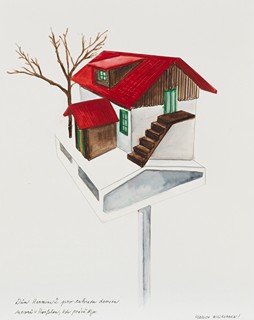 Kateřina Šedá (1977) - Ptačí budka z projektu Herzlich Willkommen